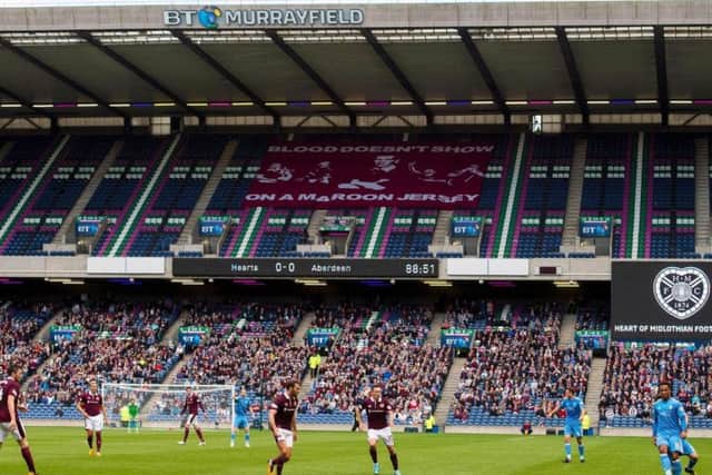 BT Murrayfield has successfully hosted several football matches