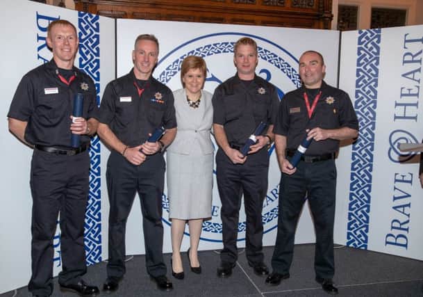 Nicola Sturgeon MSP First Minister of Scotland hosted the Brave Heart Awards at Edinburgh Castle