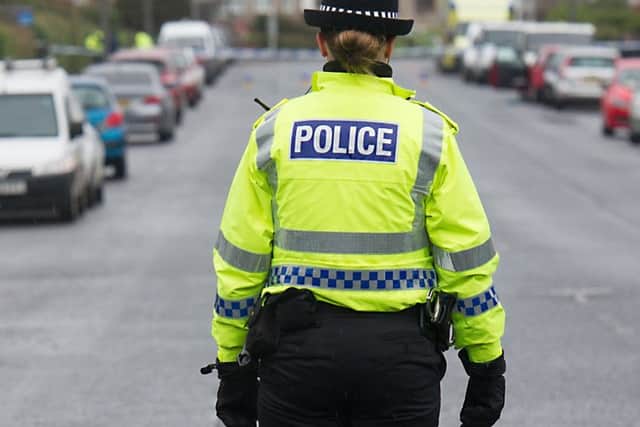 police were called shortly after 6.30pm
