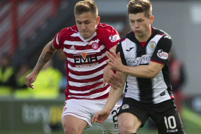 Scott Martin, left has started Hamiltons last three league matches
