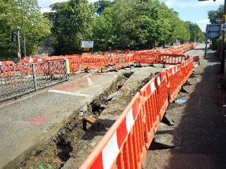 Previous roadworks in July on Queensferry Road, at the junction of Clermiston Road North. Picture: Jon Savage Photography