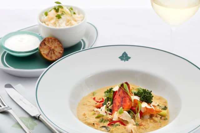 Sweet potato Keralan curry is among the new dishes on the vegan menu (Photo: Ivy on the Square)