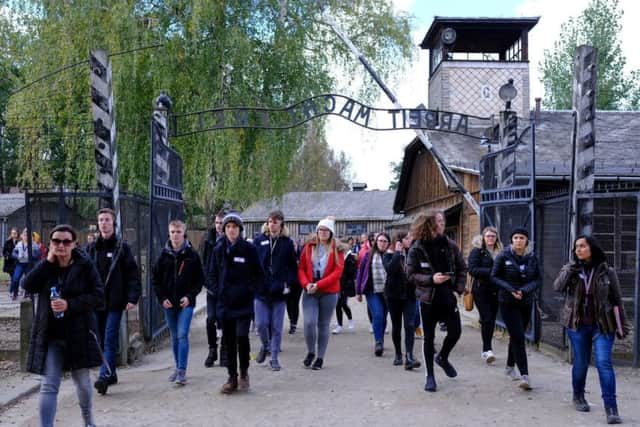 Edinburgh schoolchildren take part in the 'Lessons from Auschwitz' project run by the Holocaust Educational Trust.
