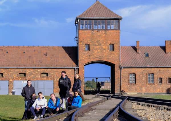 Edinburgh schoolchildren take part in the 'Lessons from Auschwitz' project run by the Holocaust Educational Trust.