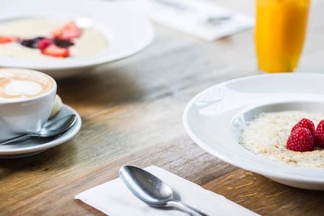 Porridge with fruit. Picture: Scottish Cafe & Restaurant at the Scottish National Gallery