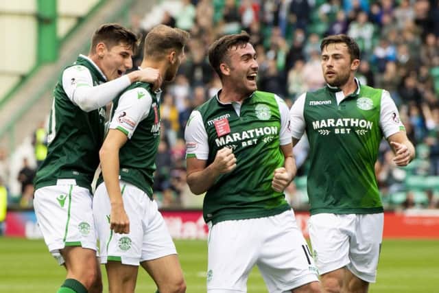 Hibs waltzed past Hamilton. Picture: SNS/Ross Parker