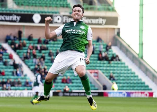 A visual representation of how Hibs fans are feeling after beating Hamilton 6-0. Picture: SNS/Ross Parker