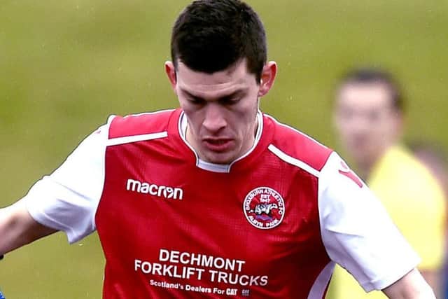 Gordon Donaldson put Broxburn ahead against Heriot-Watt