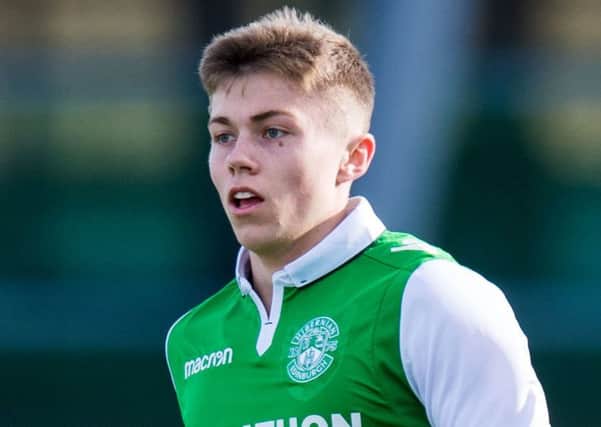 Fraser Murray scored a hat-trick for Hibs