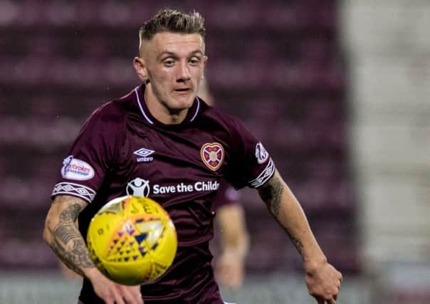 Callumn Morrison has been in good form for Hearts this season. Pic: SNS