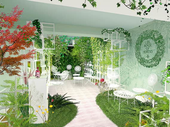 An artist's image of The House of Hortus botanical garden. Pic: submitted on behalf of Lidl