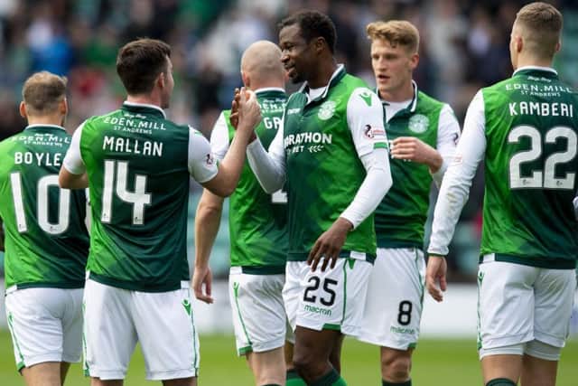Hibs sit second in the Premiership after eight games with a number of impressive performers. Picture: SNS/Ross Parker