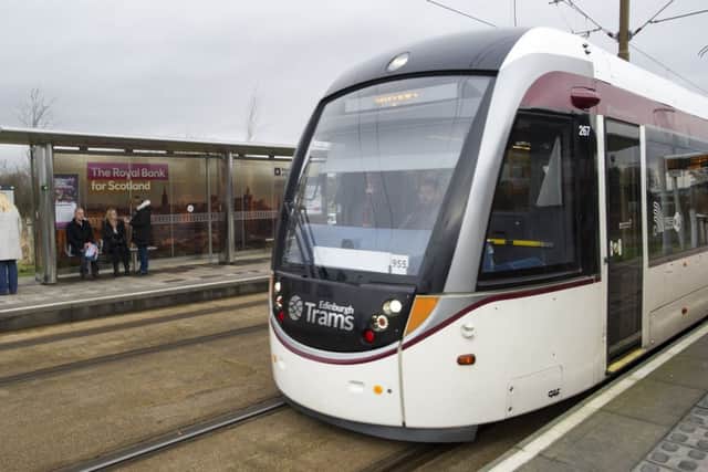 Next stop Granton for the tram? Picture Ian Rutherford