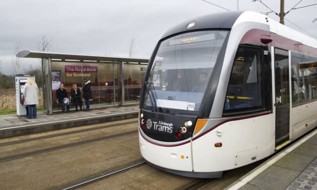 Next stop Granton for the tram? Picture Ian Rutherford