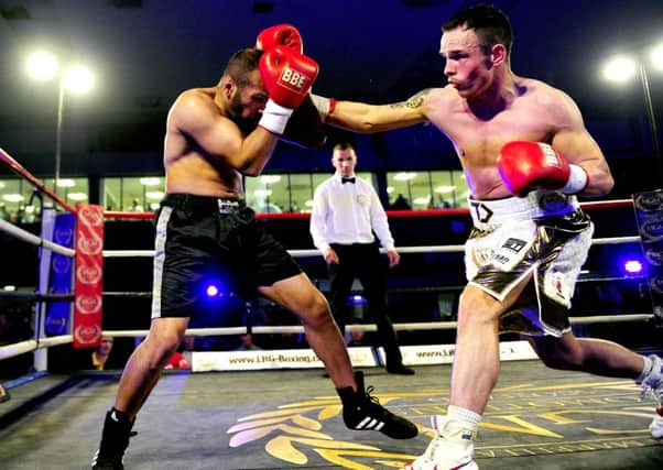 Thomas Dickson is gutted his Scottish lightweight title bid has been put on hold