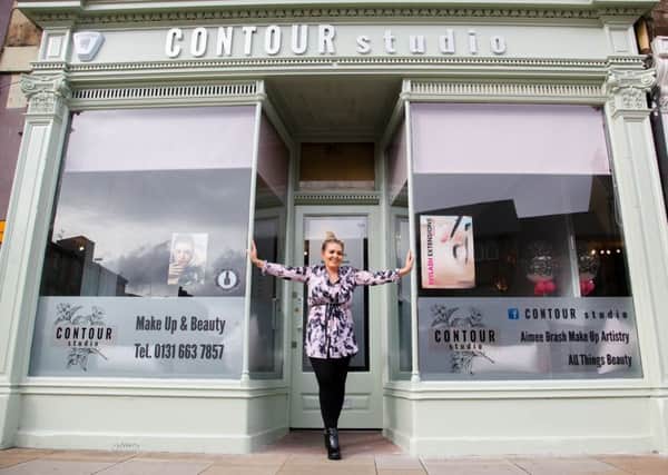 Aimee Brash who has opened Contour Studios Beauty Salon in Dalkeith High St 08/10/18
