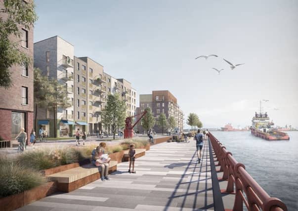 New artist impressions of Western Harbour proposals. Picture; 7N Architects with Darcstudio