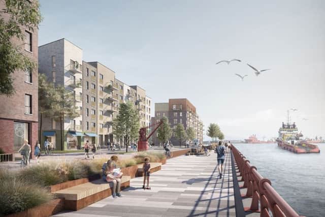 New artist impressions of the Western Harbour proposals.