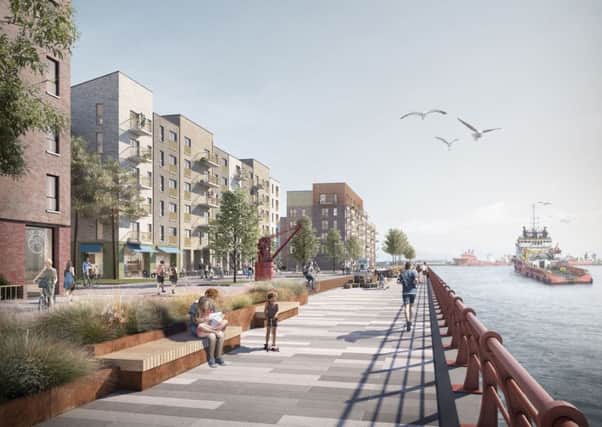 New artist impressions of the Western Harbour proposals.