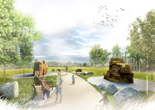 An artist's impression of what Treverlen Park will look like