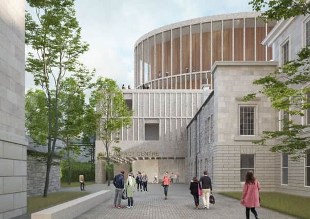 An artist's impression of what the planned concert hall would look like