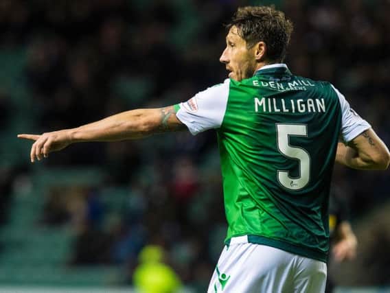 Mark Milligan has had a positive impact since signing for Hibs in August.