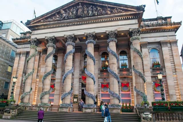 The Dome in Edinburgh usually put up their Christmas lights in October - but is it too soon? Picture: Ian Georgeson