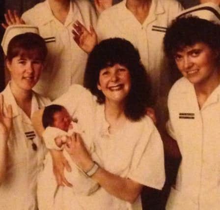 Katrina McIntosh gave birth to her daughter, Samantha on 17th October 1988 - the day the hospital closed