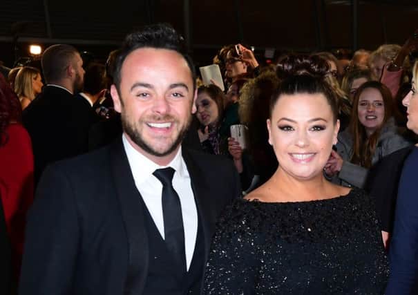 Ant McPartlin and Lisa Armstrong are due to be divorced at a London court. Picture: PA Wire