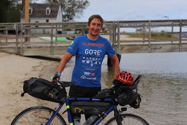 Micah Stanbridge cycled across the USA.