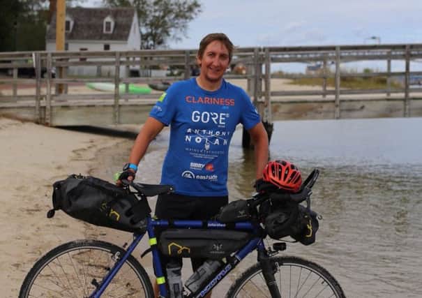 Micah Stanbridge
 cycled across the USA.