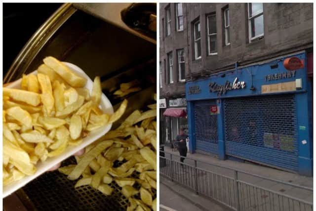 The Kingfisher chippy on Bread Street has built up notoriety on Reddit. Picture: TSPL/Google Street View