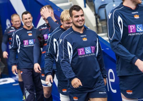 Stuart McInally is one of 15 Edinburgh players in the squad. Picture: SNS Group