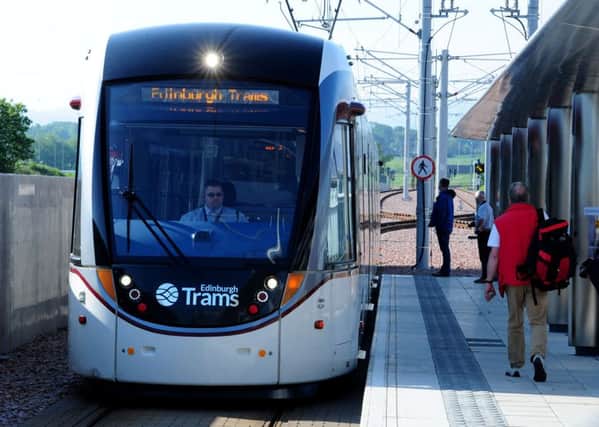The Edinburgh tram extension will run to Newhaven. Picture: TSPL