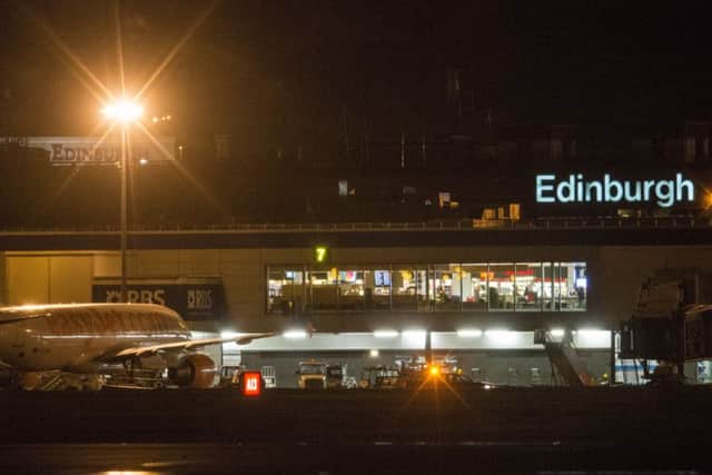 Edinburgh Airport will be by far the busiest in Scotland in the run up to Christmas. Pic: Ian Georgeson