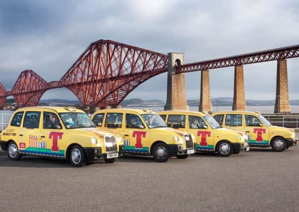 The bright yellow T-taxis will chauffeur you to your local pub for a free pint.