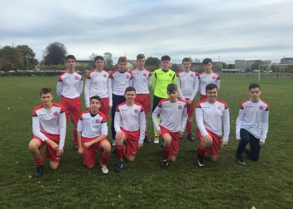 Spartans Youth Under-16s defeated their Salvesen counterparts. Pic: TSPL