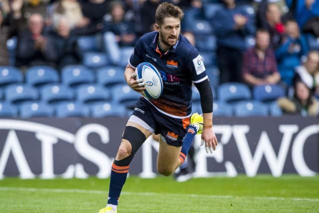 Henry Pyrgos in action for Edinburgh in the 40-14 win over Toulon. Picture: SNS Group