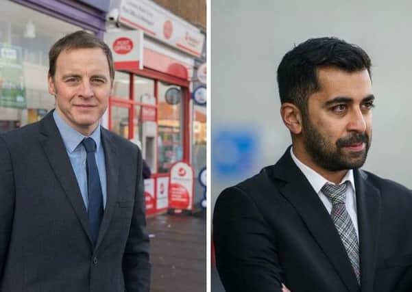 Scott Arthur (left) has publicly apologised for the Twitter post about Justice Secretary Humza Yousaf (right).