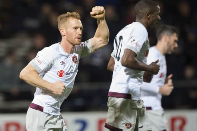 Oliver Bozanic has made a big impact for Hearts in the past weeks. Pic: SNS