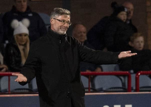 Craig Levein's Hearts side has worked well in a 4-4-2, but he has options to change it around. Pic: SNS