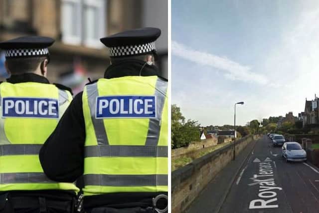 Police are appealing for witnesses to the incident which happened in Royal Terrace in Linlithgow.