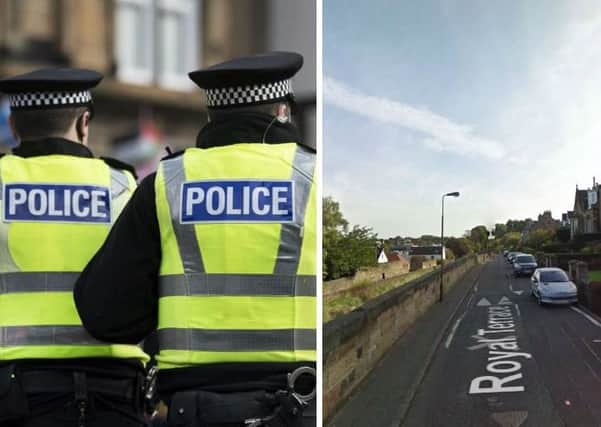 Police are appealing for witnesses to the incident which happened in Royal Terrace in Linlithgow.