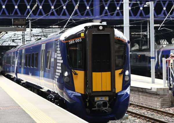 ScotRail's new train. Picture: John Devlin