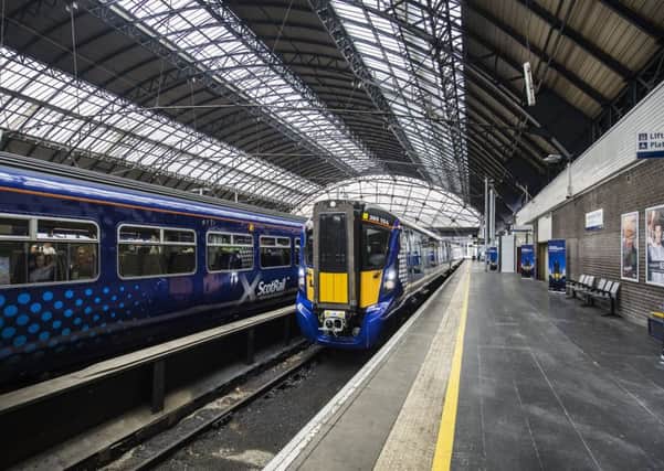 Cancelled rail services between Edinburgh and Glasgow is causing major travel disruption. Pictuer: John Devlin