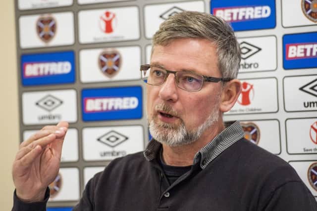 Craig Levein has raised the level of his Hearts squad. Pic: SNS