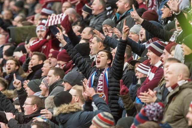 Hearts take on Celtic on Sunday. Picture: Ian Georgeson