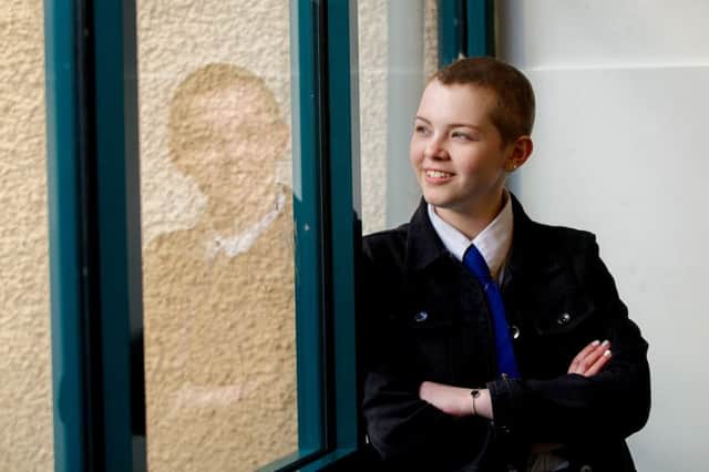 Kira Noble, a pupil at Firhill High School, is heading back to the US for treatment.