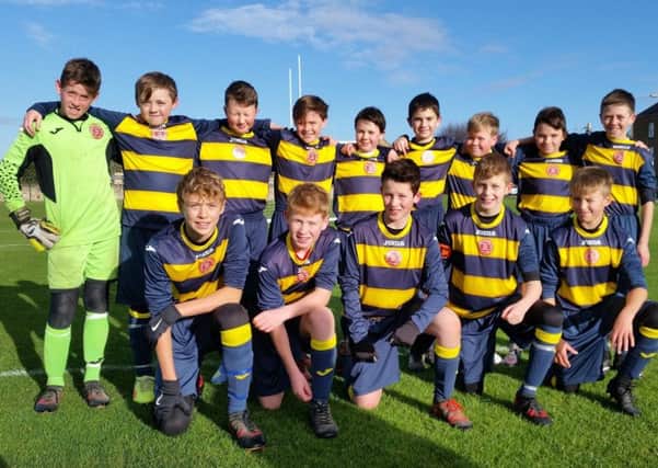 Peebles Under-13s made progress in the Challenge Cup