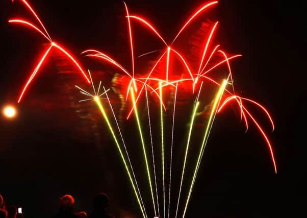 Loanhead's annual fireworks display takes place on Friday.